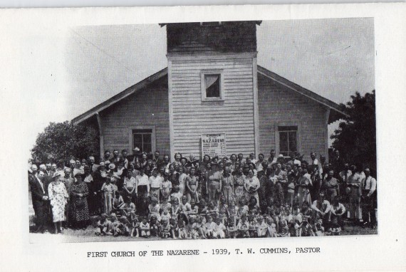 Bonham, TX Church of the Nazarene, 1939. 