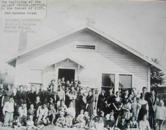 Memphis, TN Calvary Church of the Nazarene, ca 1930s.